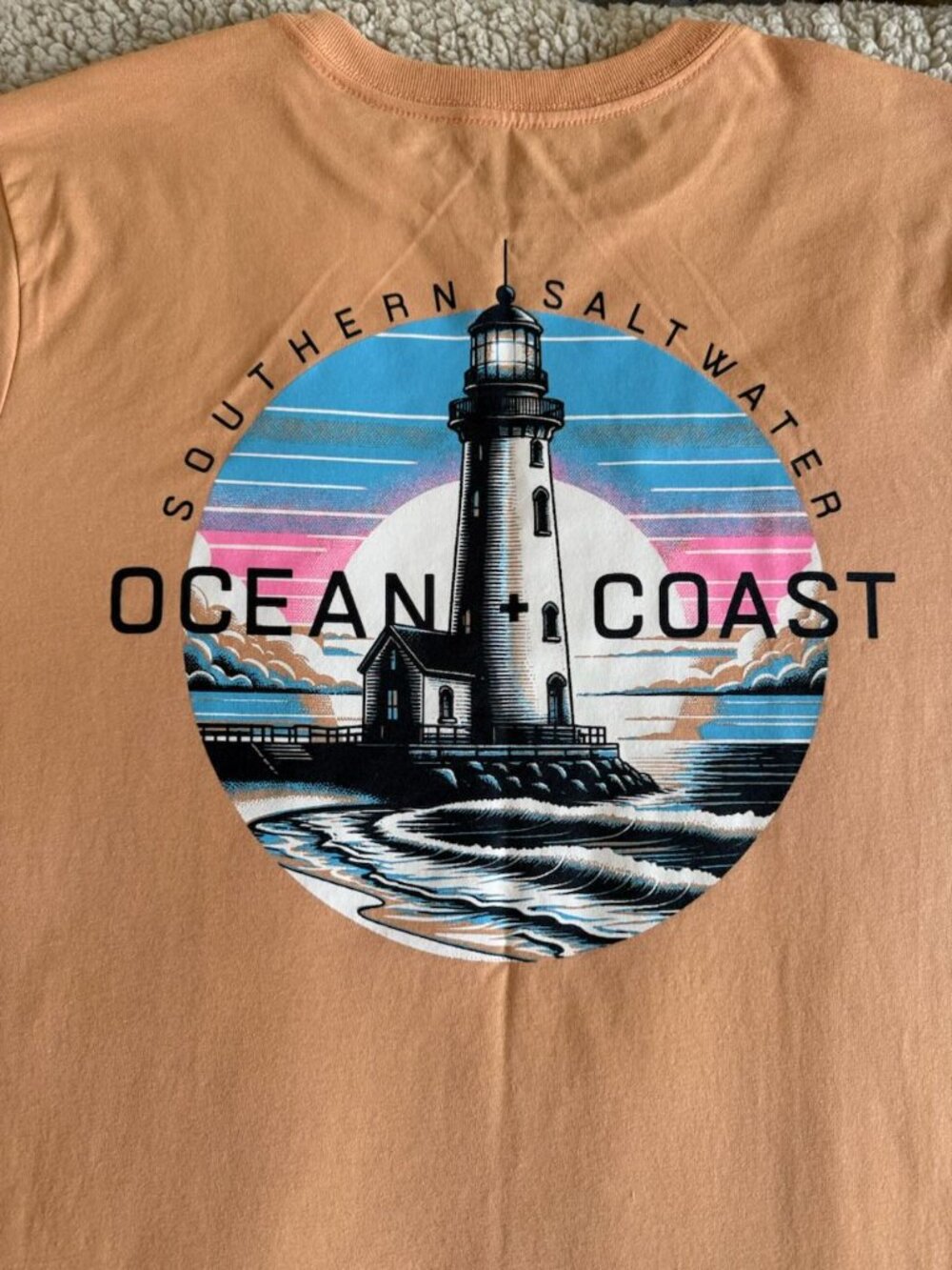 Ocean + Coast Clothing Men's Orange T-shirt - Size XL - Picture 4 of 10